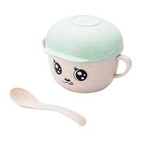 Kids Unbreakable Cereal Bowls, Children's Hat Wheat Straw Fiber Lightweight Bowl, Practice Anti-scalding Shatter-resistant Baby Tableware Bowl