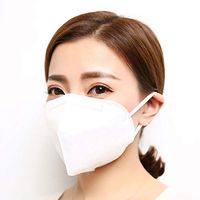 Reusable PM2.5 Face m Ask 3-Ply Face Cover with Elastic Ear Loops Personal Protection Dustproof Face Shields (1PCS)