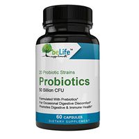 Powerful Pure Probiotic 50 Billion CFU with 20 Probiotic Strains Digestive & Immune Health Formulated with Prebiotics