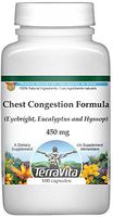 Chest Congestion Formula - Eyebright, Eucalyptus and Hyssop - 450 mg (100 Capsules, ZIN: 512030) - 2 Pack