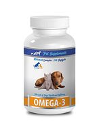 PET SUPPLEMENTS Brain Health for Dogs - Omega 3 - for Dogs and Cats - Health and Wellness - Omega 3 for Dogs Capsule - 1 Bottle (180 Softgels)