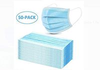 Dylan excellent 50PCS Disposable Face Masks, 3-Layer, Anti Dust Breathable Comfortable Sanitary Personal Health Protection