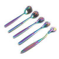 DDP Set of 5 Wartenberg Neurological Pin Wheel Pinwheel 1, 2, 3, 5, 7 Head Diagnostic Multi Color Rainbow
