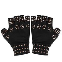 Semme Compression Gloves, Anti-Slip Fingerless Fingerless Health Care Gloves for Men and Women Computer Typing Riding, Climbing, Fitness Exercise