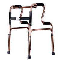 Elderly Walker, Disabled Walker Crutches Auxiliary Walker Collapsible Portable Walker for People with Reduced Mobility,A