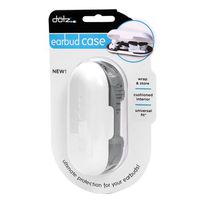 Dotz Earbud Case, Protection and Storage for Earbuds, Including Wireless Earbuds, Black (EBC38M-CK)