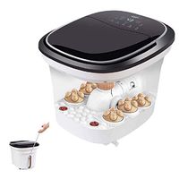 Foot Spa Heated Bath & Massager, 5 Mode Settings, with Remote Control Pull Rod