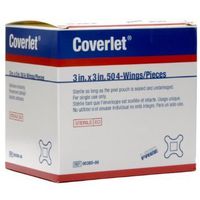 Coverlet 3 x 3 - 4 Wing Adhesive Bandage - Box of 50 by BSN-JOBST