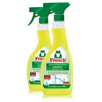 Frosch Natural Lemon Shower & Bathroom Cleaner Spray Bottle, 500ml (Pack of 2)