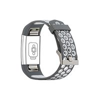 She-Lin Silicone Fitbit Charge 2 Bands - Breathable Ad - for Fitbit Charge 2 Fitness Wristband