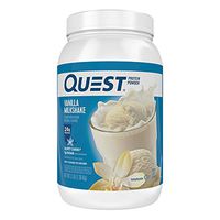 Quest Nutrition Vanilla Milkshake Protein Powder,  High Protein, Low Carb, Gluten Free, Soy Free, 48 Ounce (Pack of 1)