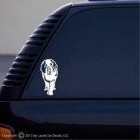 St. Bernard dog car/truck window vinyl decal small