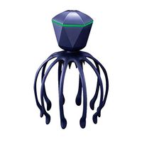 LQW HOME Scalp Massager Wireless Electric Head Massager Hand Held Massagers Manual 4 Heads Scalp Massager Device for Head Mssage Relaxation (Color : Blue, Size : 668 in)