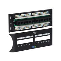Icc - icc-icmpp12f5e - patch panel, cat 5e front, 12 port
