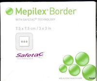 Mepilex Border Self-Adherent Absorbent Foam Dressing - 3" x 3", box of 5
