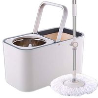 Living utensils Mop Bucket Rotating Mop Bar Universal Automatic Hand-free Washing Household Mop Mop Bucket Set (Size : Top of the mop4)