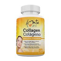 Colageno Hidrolizado para Mujer y Hombre– Capsulas Colágeno para Cabello, Piel y Uñas Saludables- Tipo 1 y 3 para Articulaciones Saludables- 120 Capsulas Hecho en USA por Amate Life