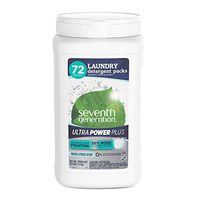 Seventh Generation Laundry Detergent Ultra Power Plus, Fresh Citrus, 72 Count