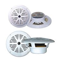 Pyle(r) Plmr51w Hydra Series Dual-Cone Waterproof Stereo Speakers (5.25") 6.40in. x 6.40in. x 4.60in.