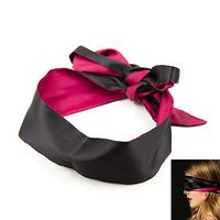 Eden Fghk Sexy Soft Silk Satin Eye Mask Shade Blindfold Ribbon Reversible Bondage Patch