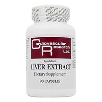 Liver Extract (Lyophilized 550mg) 90 Capsules - 3 Pack - Ecological Formulas/Cardiovascular Research