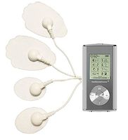 8 Modes Best tens EMS nmes Unit Machines Electric Electron Electronic Pulse Back Neck Legs Massagers Handheld for Back Neck Shoulder Knee Pain tmj Replacement Pads HealthmateForever TS8 (Silver)