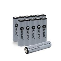 KRUTA 1.5V AA Alkaline Batteries - Long Lasting, All-Purpose AA Battery for Household and Business (Pack 12)