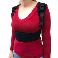 Posture Corrector Clavicle Support Brace for Men & Women Adjustable Medical Device to Improve Bad Posture, Thoracic Kyphosis, Fix Upper Back Pain by Quantum 3 - Regular
