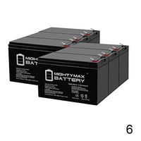 Mighty Max Battery ML8-12 - 12V 8AH Replacement APC BK350 UPS Battery - 6 Pack Brand Product