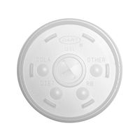 Dart Container Corporation Styrofoam Straw Slot Lids 16 Ounce -1000 Each