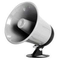 PA Weatherproof Speaker, 5"D, Aluminum