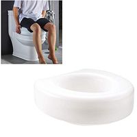 ZZYYZZ Elevated Toilet Seat, Increase 12cm,136 Kg Weight Capacity, Suitable for The Elderly, Pregnant Women