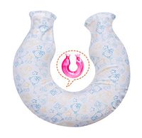 Transparent U-Shaped Hot Water Bottle,Hot Therapy for Neck, H4