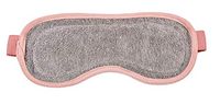 Hemp Sleep Mask, 2 Pack, Hemp Terry Fabric, Comfortable & Eco-Friendly, Grey with Pink Strap