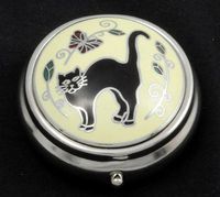 Pill Box in a Cat Design