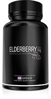 Elderberry 200mg — 120 Count (V-Capsules) / 120 Servings: Manufactured in a cGMP-Registered Facility in USA; Non-GMO, Vegan & Gluten Free
