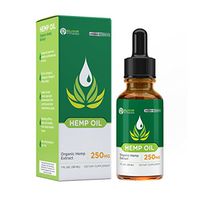 Hemp Oil Extract - All-Natural Premium Formula - 8.33MG Per Serving - Promotes Relaxation - Organic Anti-Anxiety - One Month Supply - Sans CBD - Elixir Fitness