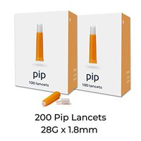 Pip Lancets - 200 Count Value Pack - 28G x 1.8MM - Orange