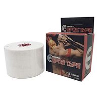 The Elixir Sport FDA Approved Kinesiology Tape with Free e-Guide, 16.4 ft Uncut Roll Ultimate Performance Pain Relief Adhesive, 100% Cotton Latex Free Hypo-Allergenic Therapeutic Aid, White