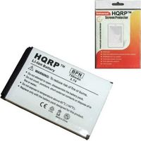 HQRP 750mAh Replacement Battery for Creative Zen Micro DAA-BA0005 MP3 Player, Li-Ion, Extra High Capacity ! + HQRP Screen Protector