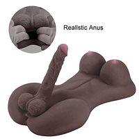 HaiBaoBao 6.3KG/13.9lb 3D Live Séxy Dolly Women Female Torso Full Body Lifesize Women Torso Double Holes Big A-s-s TPE Silicone Gāy Toy Realistic Body Six Dôlls Male Toys Gifts for Men