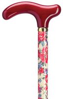 Women's Fritz Handle Cane Color: Red