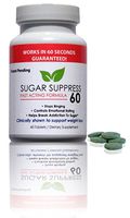 SUGAR SUPPRESS 60 - Stops Sweet Craving and Blocks Sugar in 60 Seconds Guaranteed - Controls Appetite - 60 Tablets