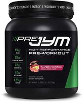 Pre JYM Pre Workout Powder - BCAAs, Creatine HCI, Citrulline Malate, Beta-Alanine, Betaine, and More | JYM Supplement Science | Raspberry Lemonade Flavor, 30 Servings