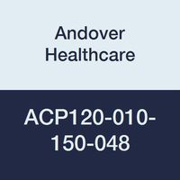 Andover Healthcare ACP120-010-150-048 Victorytape Cover Tape, 120, 45' Length, 1" Width, White, Latex (Pack of 48)