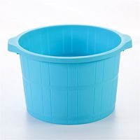 Gybao Foot spa Portable Thick Bathtub Feet Bathtub Shower Feet Bathtub Plastic Bathtub Relax W37.8cmH21.5cm (Color : Blue)