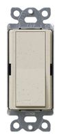 Lutron Claro On/Off Switch, 15-Amp, Single-Pole, SC-1PS-LS, Limestone