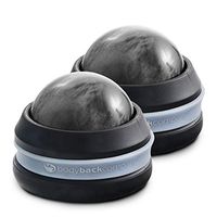 Massage Roller Ball and Muscle Roller Massager, Pain Relief Tool, Cold Therapy Massage Ball (Silver 2-Pack)