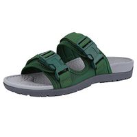 EVERHEALTH Orthotic Sandals Women Arch Support Buckle Slides Sandal for Plantar Fasciitis Outdoor Slippers