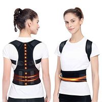 Posture Corrector Magnetic Therapy, FDA Approved Medical Grade Adjustable Straighten Correct Humpback Posture Corrective Brace Shoulder Back Belt Lumbar Support Straps Relieves Neck Back Spine Pain